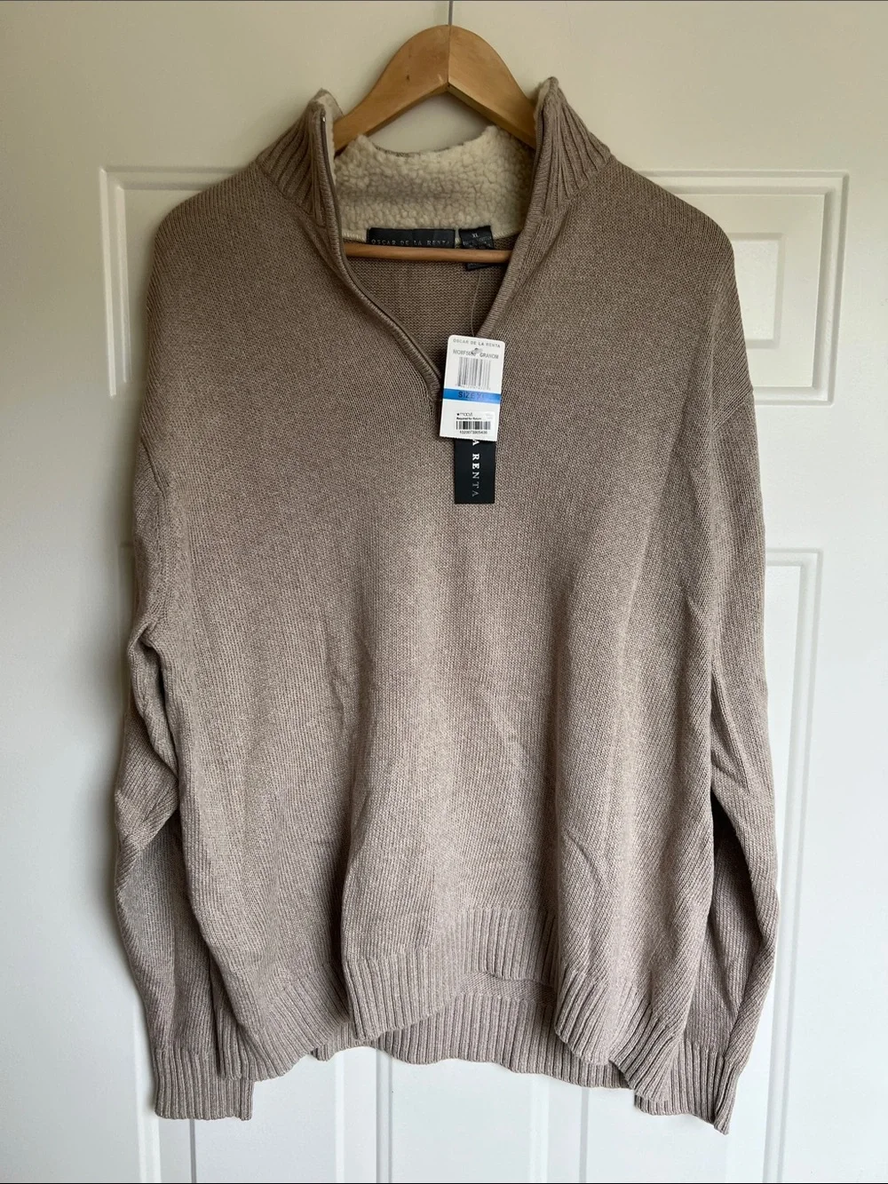 Oscar de la Renta men’s pullover sweater from Macy’s